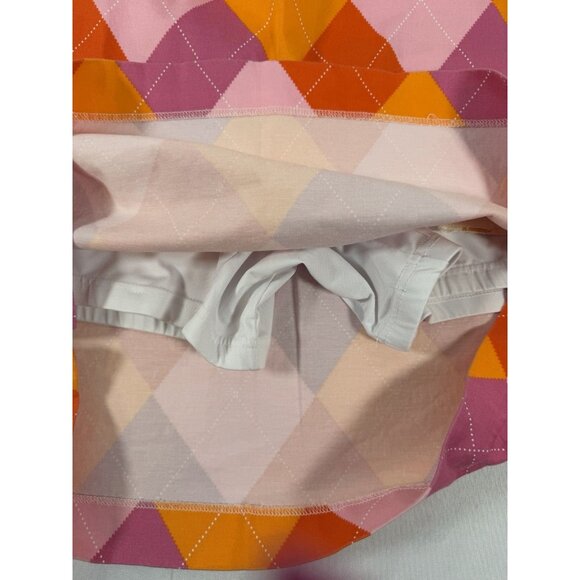 Loudmouth Ladies Size 10 Golf Argyle Skort - Picture 3 of 6